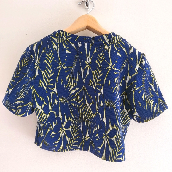 Zara jewel point navy crop top - Picture 4 of 6